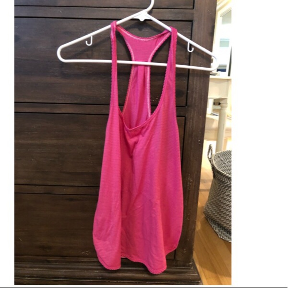 Pink lululemon size 8 top